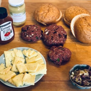 Burger - livarot - maison - homemade - recette - hamburger - frites