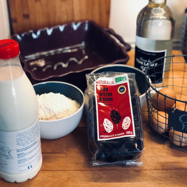 Recette far aux pruneaux blog gâteau Bretagne Finistère