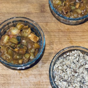 Crumble - rhubarbe - blog - recette